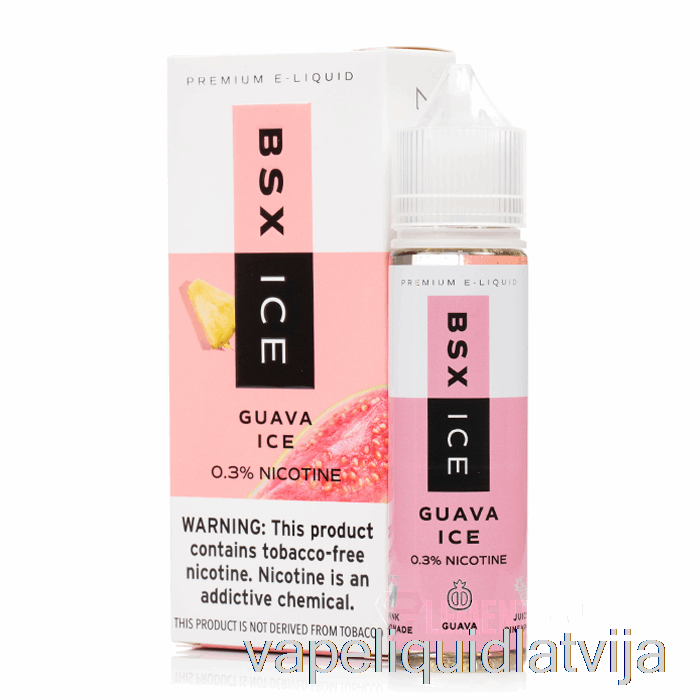 Gvajaves Ledus - Bsx Ledus - 60ml 0mg Vape šķidrums